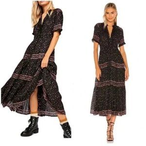 FREE PEOPLE Rare Feelings Dress – Black Small